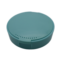 Boîte de rangement portable de luxe pour appareils dentaires invisibles avec miroir, boîte multi-usages pour l'hygiène buccale et les prothèses dentaires