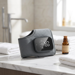 Masseur de cheville électrique personnalisé en usine, 3 niveaux de température, thérapie par vibration, tissu élastique OK pour soulager l'arthrite, usage domestique - Product Image 4