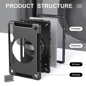 Pour <span class=keywords><strong>Lenovo</strong></span> Tab <span class=keywords><strong>P11</strong></span> <span class=keywords><strong>Pro</strong></span> 11.2 pouces 2022 2e génération TB-132FU TB-138FC étui de défense robuste avec support rotatif 360 - Product Image 3