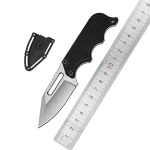 Nhà Máy bán hàng trực tiếp xách tay thép không gỉ cố định Blade Knife với ABS xử lý cho cắm trại ngoài trời OEM tùy biến hỗ trợ - Product Image 1