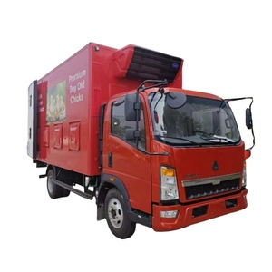 Véhicule de transport de poussins d'un jour Petit camion réfrigéré Howo 4x2 à température constante - Product Image 1