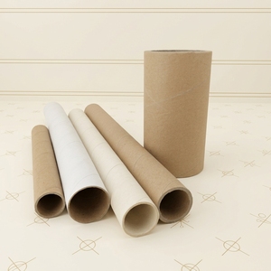 Bobine de papier industrielle de 76 x 8 x 1000 mm pour enroulement de câbles, tube en carton à paroi épaisse sur mesure - Product Image 1