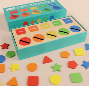 Kids Montessori Color <strong>Shape</strong> <strong>Sorting</strong> Box Educational Matching Game Children Cognition Learning <strong>Toy</strong> Wooden Creative Puzzle <strong>Toys</strong> - Product Image 1