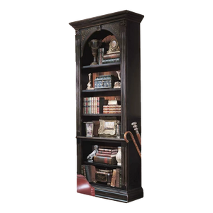 Libreria Girevole in MDF Stile Antico Arredamento Tradizionale per Ufficio Domestico - Scaffale da Biblioteca in Legno e Mobile Archivio - Product Image 5