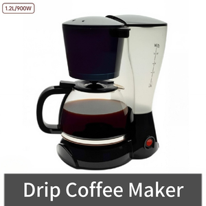<span class=keywords><strong>Cafetera</strong></span> de <span class=keywords><strong>Goteo</strong></span> de 10 Tazas, 1.2L, 900W, Anti-<span class=keywords><strong>Goteo</strong></span>, con Tanque de Agua Translúcido, <span class=keywords><strong>Filtro</strong></span> <span class=keywords><strong>Permanente</strong></span>, Protección con Termostato de Seguridad - Product Image 1