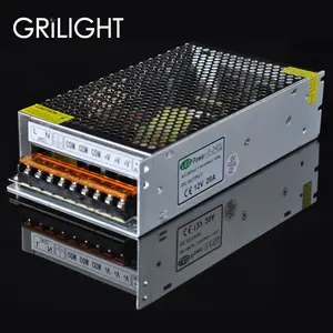 Ultra ince kabuk AC DC fonfonte Chaveada 24vcc Fixao loş açık çerçeve Para Trilho Din 24v 120w LED anahtarlama güç kaynağı sürücü