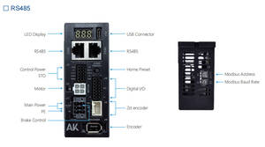 มอเตอร์ซีรีส์ AKM รุ่น MOONS Original 11 17 24 และชุดขับเคลื่อน AK แบบวงปิดชนิดสเต็ป ใช้พลังงานแบบไม่ใช้แบตเตอรี่ - Product Image 4
