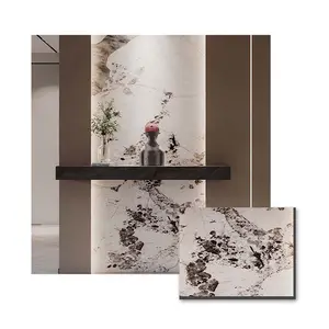 New Design Waterproof Marble Grain WPC Wall Panel Interior Decoration Wall Board Eco- friendly Bamboo Charcoal Fiber Wood Veneer