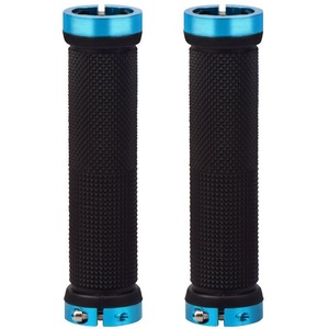 Motguv Bicycle Handlebar Grips 22.2mm <b>Rubber</b> Aluminum Alloy Double Lock Mountain Bike Anti Slip Waterproof - Product Image 2
