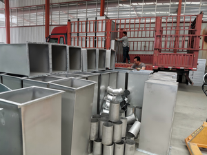 Ống thông gió xoắn ố<span class=keywords><strong>c</strong></span> bằng thép không gỉ 304, ống xả khói, loại bỏ bụi, ống thông gió, mặt bích tấm thông thường 201 - Product Image 3