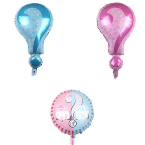 Globo Redondo <span class=keywords><strong>de</strong></span> Aluminio con Signo <span class=keywords><strong>de</strong></span> Interrogación para Revelación <span class=keywords><strong>de</strong></span> Género - Decoración Ecológica para Fiestas <span class=keywords><strong>de</strong></span> Cumpleaños Infantiles con Impresión en Serigrafía <span class=keywords><strong>de</strong></span> 6 Colores - Product Image 1