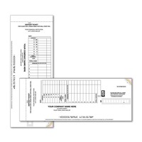Formulaire de commande de reçu autocopiant en deux parties personnalisé populaire multi-usages pour les petites entreprises en papier carton durable