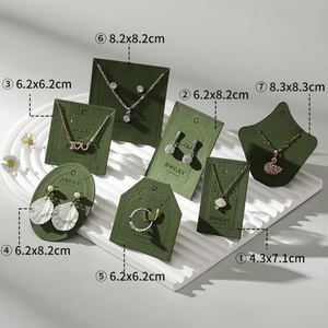 Jewelry Tags Cards Custom logo Personalized Jewelry Cards Fashion Paper Necklace <b>Earring</b> Packaging Jewelry Display <b>Holder</b> Cards - Product Image 6