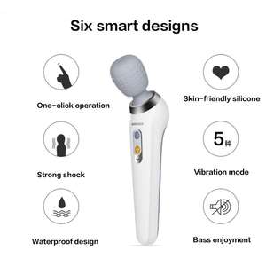 Nuovo Massaggiatore Muscolare Rotante Cordless Impermeabile OEM, Vibratore a 3 Velocità, Silenzioso 40dB, Bianco, Guangdong - Product Image 4