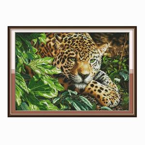 Kit de Broderie Point de Croix DIY Rétro Nature et Faune avec Fils <span class=keywords><strong>DMC</strong></span> 16/14/11CT <span class=keywords><strong>pour</strong></span> Débutants – Motif sur Toile à Broder <span class=keywords><strong>pour</strong></span> Décoration - Product Image 2