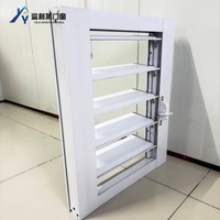 Système de ventilation à persiennes automatiques pour entrepôts et hôtels, en alliage d'aluminium, durable, écologique, persiennes extérieures pour usine