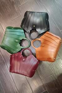 กระเป๋าหนังวัวแท้ งานฝีมือระดับไฮเอนด์ ดีไซน์วินเ<span class=keywords><strong>ท</strong></span>จแบบจีบ สำหรับผู้หญิง - Product Image 5