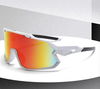 Bettega nouveau film couleur cyclisme lunettes de soleil sport hommes et femmes lunettes de soleil coupe-vent grand cadre UV400 lunettes