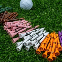 Tees de golf personnalisés en gros avec logo coloré 42mm 54mm 70mm 83mm – Accessoires de golf personnalisés pour les terrains de golf