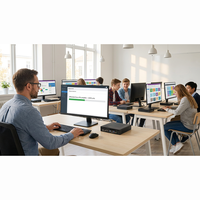 High Efficiency Mini Computer Intel Core i7 Desktop PC with Instant Restore Software Cloud Management for Office Business