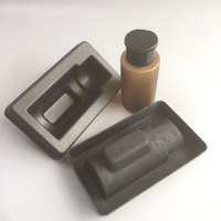 Insert personnalisé en PPWR biodégradable pour bouteille longue, plateau intérieur antichoc pour emballage en pâte à papier écologique, conception gratuite