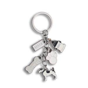 Llavero de Metal Personalizado con Forma de Hueso de Perro, Esmaltado, Regalo de Recuerdo para Tiendas de Mascotas - Product Image 1