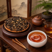Thé noir du Yunnan en feuilles, bourgeons dorés chinois Dianhong, thé rouge fermenté naturellement pour la consommation quotidienne