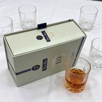 Boîte cadeau en carton personnalisée pour bouteilles en verre avec forme de tiroir, doublure intérieure antichoc personnalisable