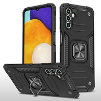 Coque de téléphone à anneau magnétique antichoc en TPU Offre Spéciale pour Samsung A13 4G housse de téléphone noire pour Samsung A15 A25 A35 A55