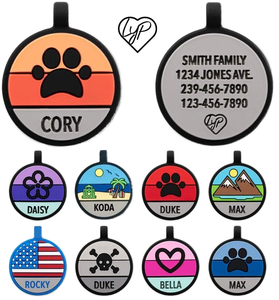 렌더링 Dropship 제품 스테인레스 스틸 소음 없음 로고 개인화 된 개 ID 애완 동물을위한 Tags - Product Image 6