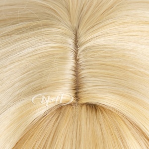 Perruque de Cosplay ND Aglaea Honkai Star Rail Marron Clair, Fibre Haute Température, Réglable, Longue, Résistante à la Chaleur, 130% de Densité, avec Filet Rose - Product Image 6