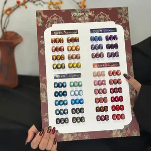 Youse Nail Suppliers – Kit professionnel de vernis <span class=keywords><strong>gel</strong></span> œil de chat 15 ml, 36 couleurs, sans TPO ni HEMA, longue tenue, OEM ODM - Product Image 1