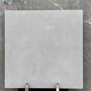 Carrelage en porcelaine rectifié mat de qualité supérieure moderne 600*600 mm, aspect ciment, antidérapant pour projets commerciaux et résidentiels - Product Image 1