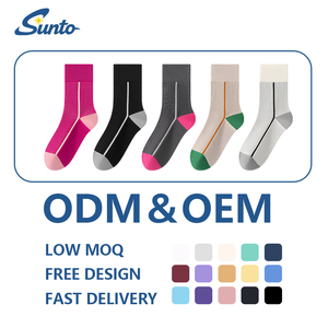 Bán Buôn Của Phụ Nữ Tùy Chỉnh Bông Đầy Màu Sắc Vớ Thời Trang Sọc Crew Thể Thao Đường Phố Phong Cách Vớ Cho Phụ Nữ - Product Image 2