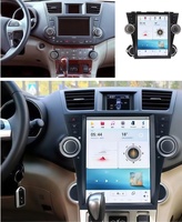 12,1 Zoll Android Auto-Videoplayer Radio Stereo für Toyota Highlander 2007 - 2014 Tesla-Bildschirm GPS Multimedia Carplay Haupteinheit
