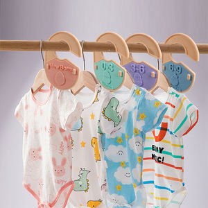 Organisateur de placard pour bébé multicolore pour la décoration de la <span class=keywords><strong>chambre</strong></span> d'enfant, séparateurs de vêtements pour bébé pour le placard, cintres pour les nouveaux parents - Product Image 6