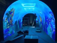 Pantalla LED Flexible Tipo Túnel Inmersivo SMD P2-P6, Pantalla LED Cilíndrica Curva Personalizada para Interiores y Exteriores
