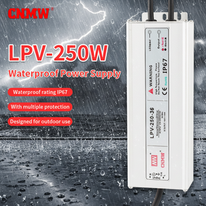 แหล่งจ่ายไฟแบบสวิตชิ่ง DC แบบกันน้ำ <span class=keywords><strong>250W</strong></span> แรงดันไฟฟ้าขาเข้า 220V ขาออกเดี่ยว <span class=keywords><strong>36V</strong></span> สำหรับอุตสาหกรรมและงานโฆษณากลางแจ้ง 60Hz ขายส่ง - Product Image 1