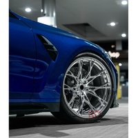 Jantes en alliage forgées concaves profondes chromées/polies 5x120 5x114.3 5x130 18-26 pouces pour BMW Audi Nissan Gtr Urus C8sport