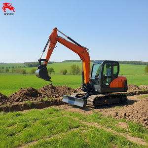 6-Tonnen-Minibagger mit EPA-Motor / YANMAR-Motor, Kleiner Raupenbagger für Landwirtschaft und Bauarbeiten - Product Image 3