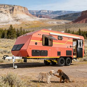 Vente chaude, <span class=keywords><strong>prix</strong></span> d'usine, <span class=keywords><strong>caravane</strong></span>, remorque <span class=keywords><strong>de</strong></span> voyage, camping-car entièrement fermé pour le camping, les voyages longue distance - Product Image 2