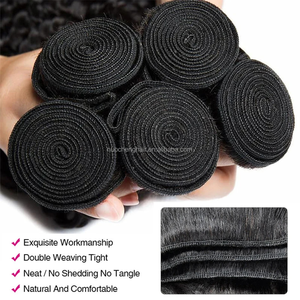 <span class=keywords><strong>Capelli</strong></span> Umani Vergini Remy <span class=keywords><strong>Afro</strong></span> Kinky Ricci Grezzi Non Lavorati da 22 Pollici, Onde Sciolte, Ricci Profondi Jerry, con Doppia Trama a Macchina - Product Image 4