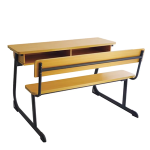 Nhà Sản Xuất Tùy Chỉnh Bàn Gỗ Sinh Viên Bàn Và Ghế Lớp Học Bảng Với Băng Ghế Dự Bị Nhiệm Vụ Nặng Nề Nghiên Cứu Bàn Cho Các Trường Học Sử Dụng - Product Image 3