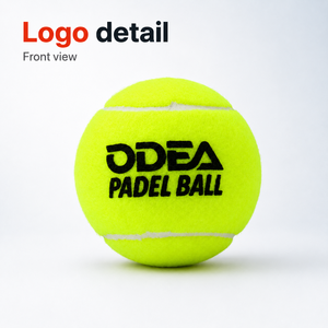 3 <span class=keywords><strong>balles</strong></span> <span class=keywords><strong>de</strong></span> padel en caoutchouc naturel personnalisées avec logo, pressurisées, approuvées ITF, durables et portables - Product Image 3