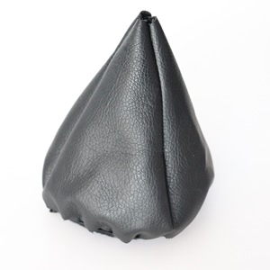 Fiat 500 2007 Leather Gear <b>Shift</b> <b>Knob</b> Cover Black Integrated Design - Product Image 1