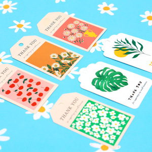 Etiquetas para flores y frutas en stock, 50 unidades por paquete, <span class=keywords><strong>con</strong></span> cuerda <span class=keywords><strong>de</strong></span> <span class=keywords><strong>yute</strong></span> <span class=keywords><strong>de</strong></span> 10 m, etiquetas impresas a color <span class=keywords><strong>con</strong></span> mensaje <span class=keywords><strong>de</strong></span> agradecimiento, etiquetas colgantes para embalaje <span class=keywords><strong>de</strong></span> regalos - Product Image 4