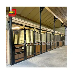 European Equestrian Equine Elegant Exotic Strong Portable Steel Welded Horse Stable Box Horse Stall Front