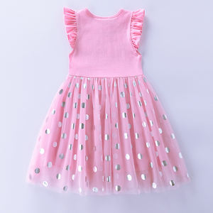 Venta al por mayor de ropa de fiesta para niños y niñas, tienda <span class=keywords><strong>en</strong></span> línea, vestidos cortos rectos, vestido informal para niñas - Product Image 3