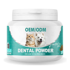 Polvo Dental para Perros y Gatos, Limpia los Dientes, Encías Saludables y <span class=keywords><strong>Aliento</strong></span> Fresco, Controla la Placa y el Sarro, Sin Necesidad de Cepillado - Product Image 1