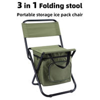 Chaises de camping et de pique-nique ultra-légères, pliantes, portables, avec dossier, en tissu Oxford et cadre en aluminium, pour la plage et l'extérieur